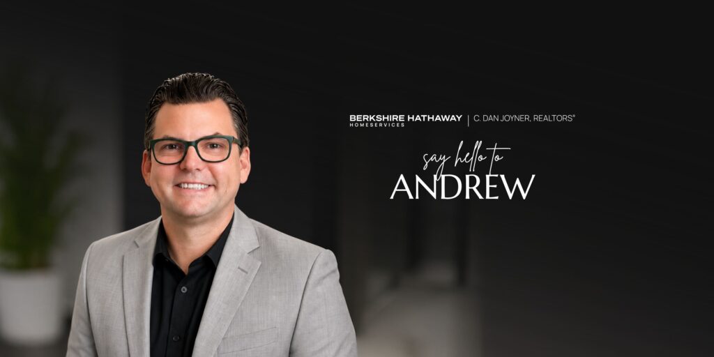 Andrew Fisher, a real estate agent with Berkshire Hathaway HomeServices C. Dan Joyner, REALTORS® Midtown Office.