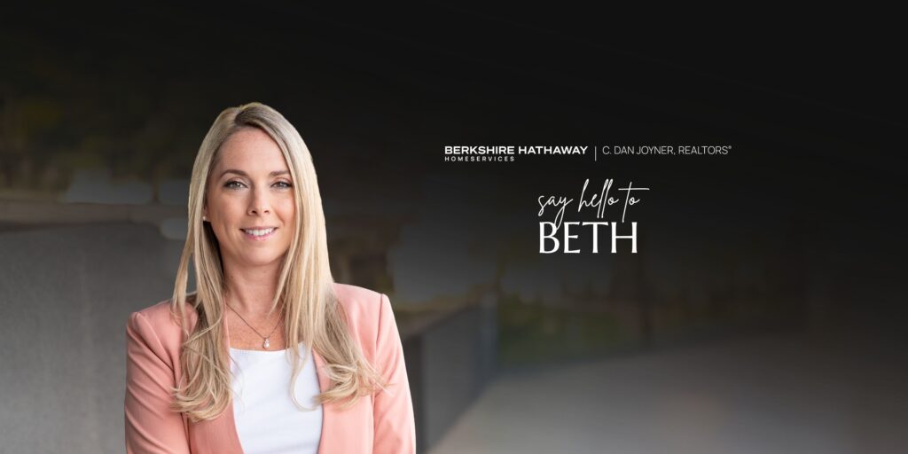 Beth Lalonde, a real estate agent with Berkshire Hathaway HomeServices C. Dan Joyner, REALTORS® Woodruff at Five Forks Office.