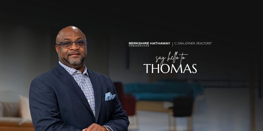 Thomas Jones, a real estate agent with Berkshire Hathaway HomeServices C. Dan Joyner, REALTORS® Midtown Office.