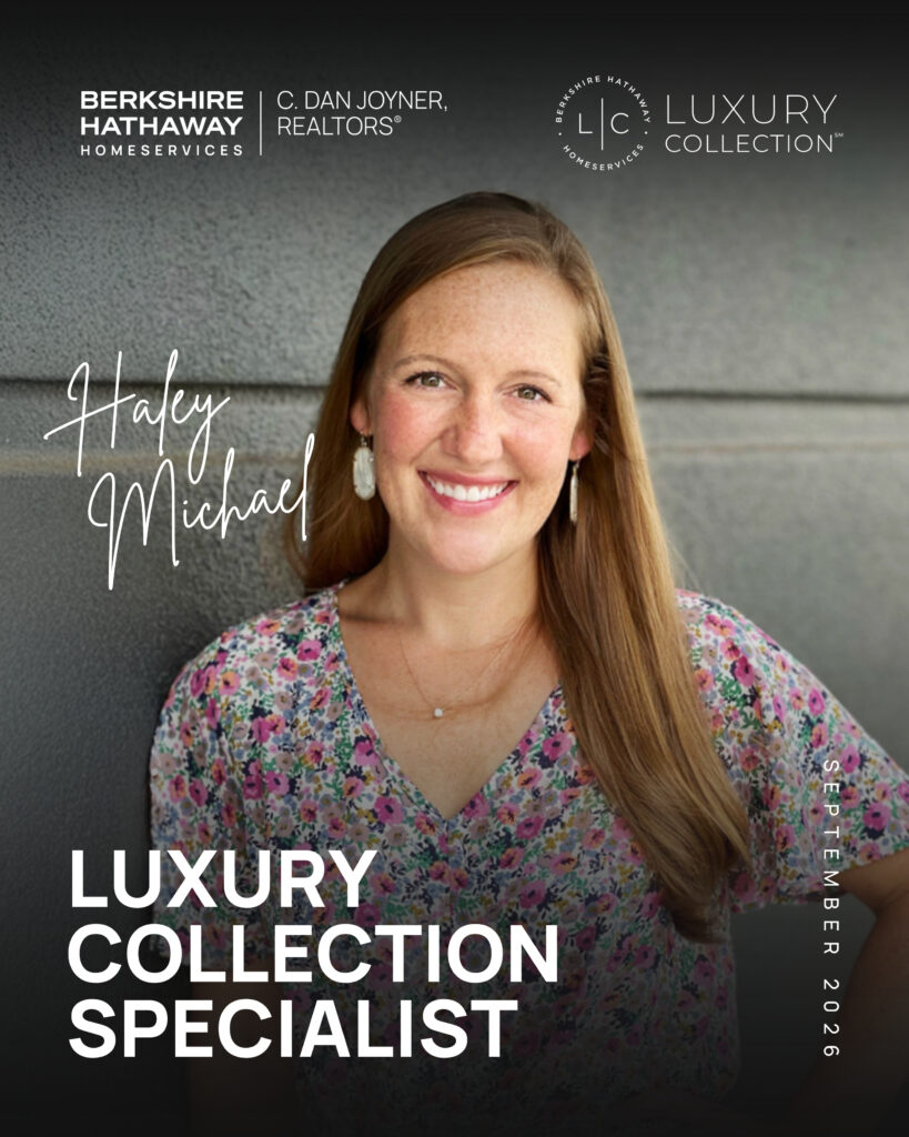Haley Michael Luxury Real Estate Specialist September 2026 Announcement Graphic