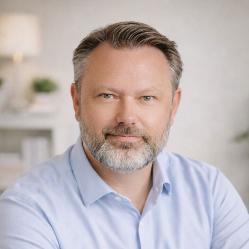Professional headshot of REALTOR® Jonathan Mills, a licensed agent at the Midtown office of Berkshire Hathaway HomeServices C. Dan Joyner, REALTORS®.